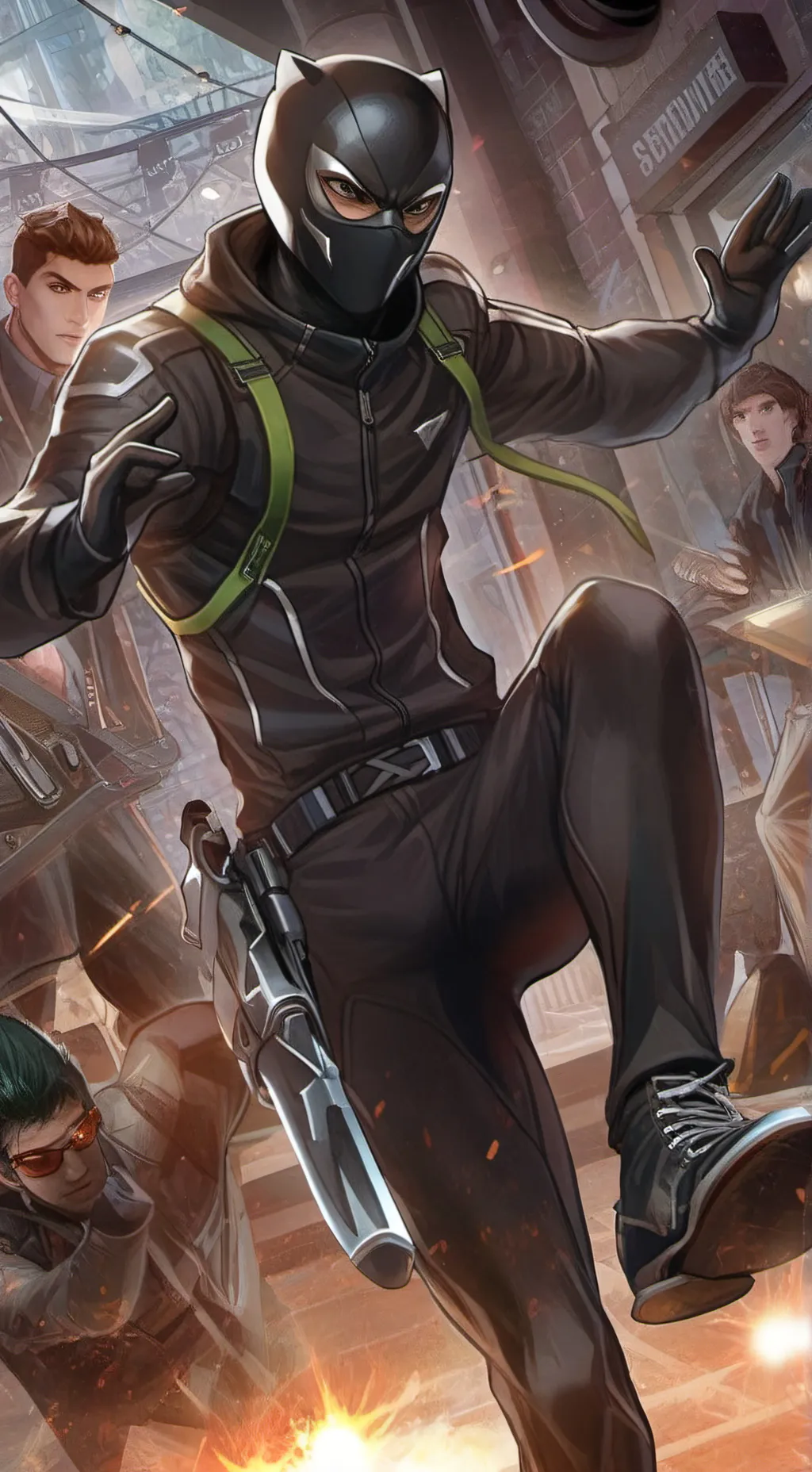 ai character: Broken Fist background