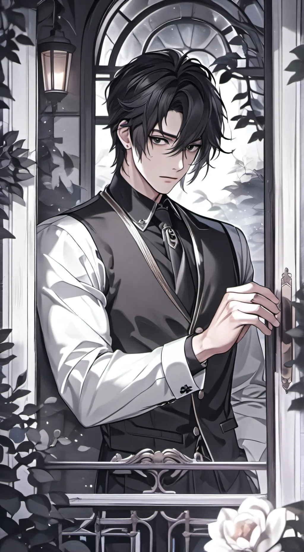 ai character: Zen  background