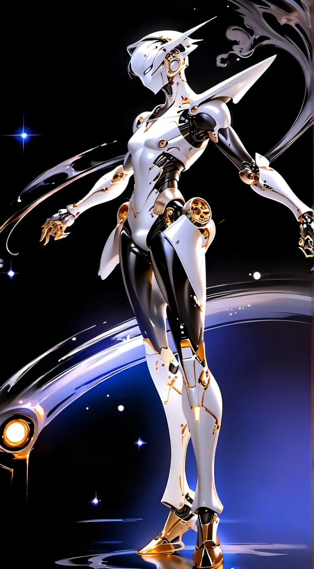 ai character: Mha robot  background