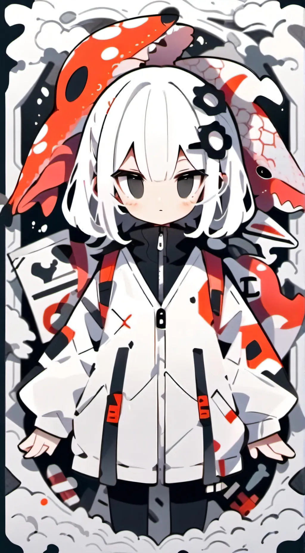 ai character: Fpe Squid game background