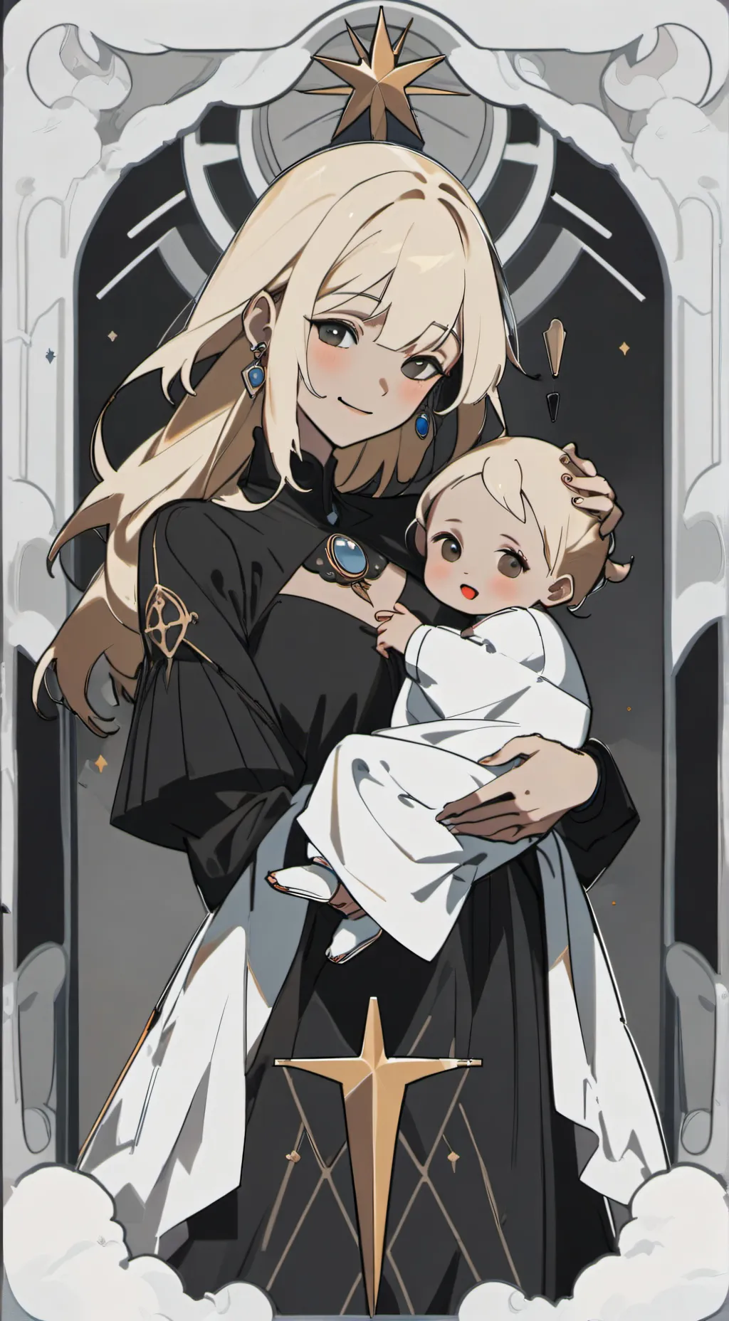 ai character: Amy and Emma background