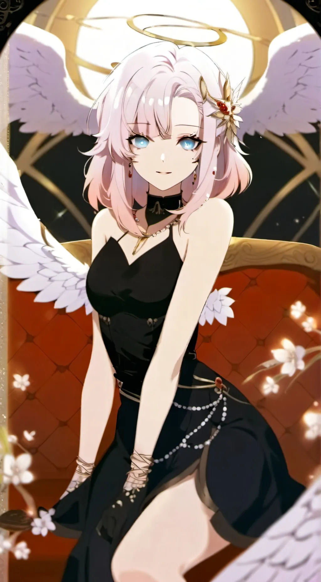 ai character: Emilie  background