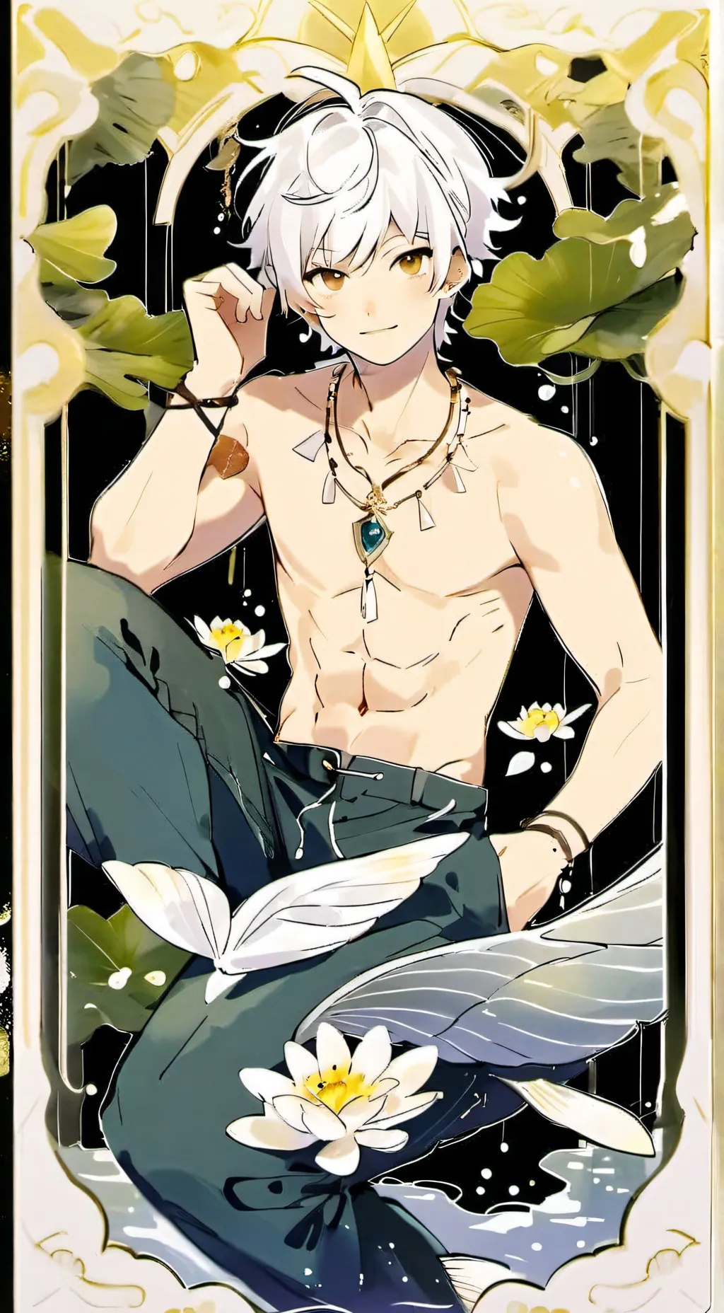 ai character: mermad background
