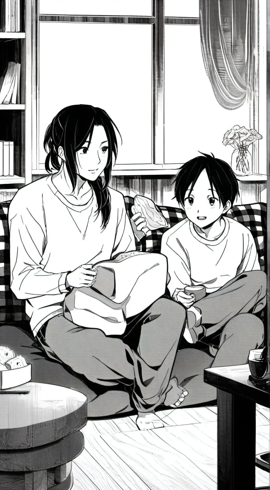 ai character: 𖤐Mha {Sleepover}𖤐 background