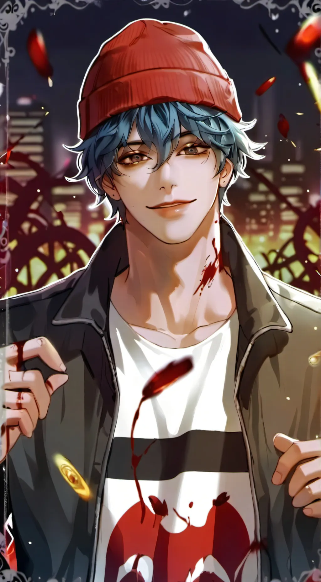 ai character: clay :) background