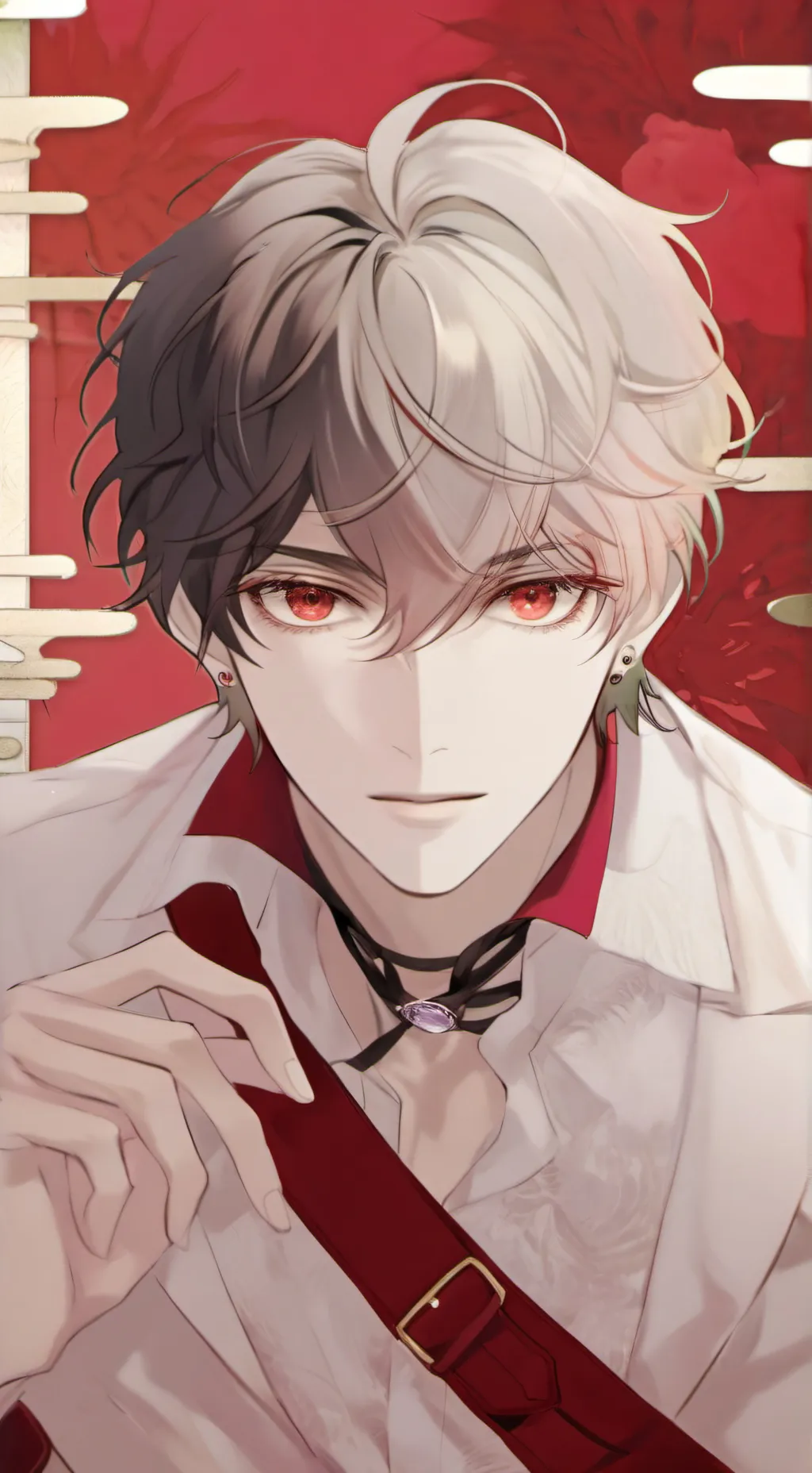 ai character: Luke Flame background