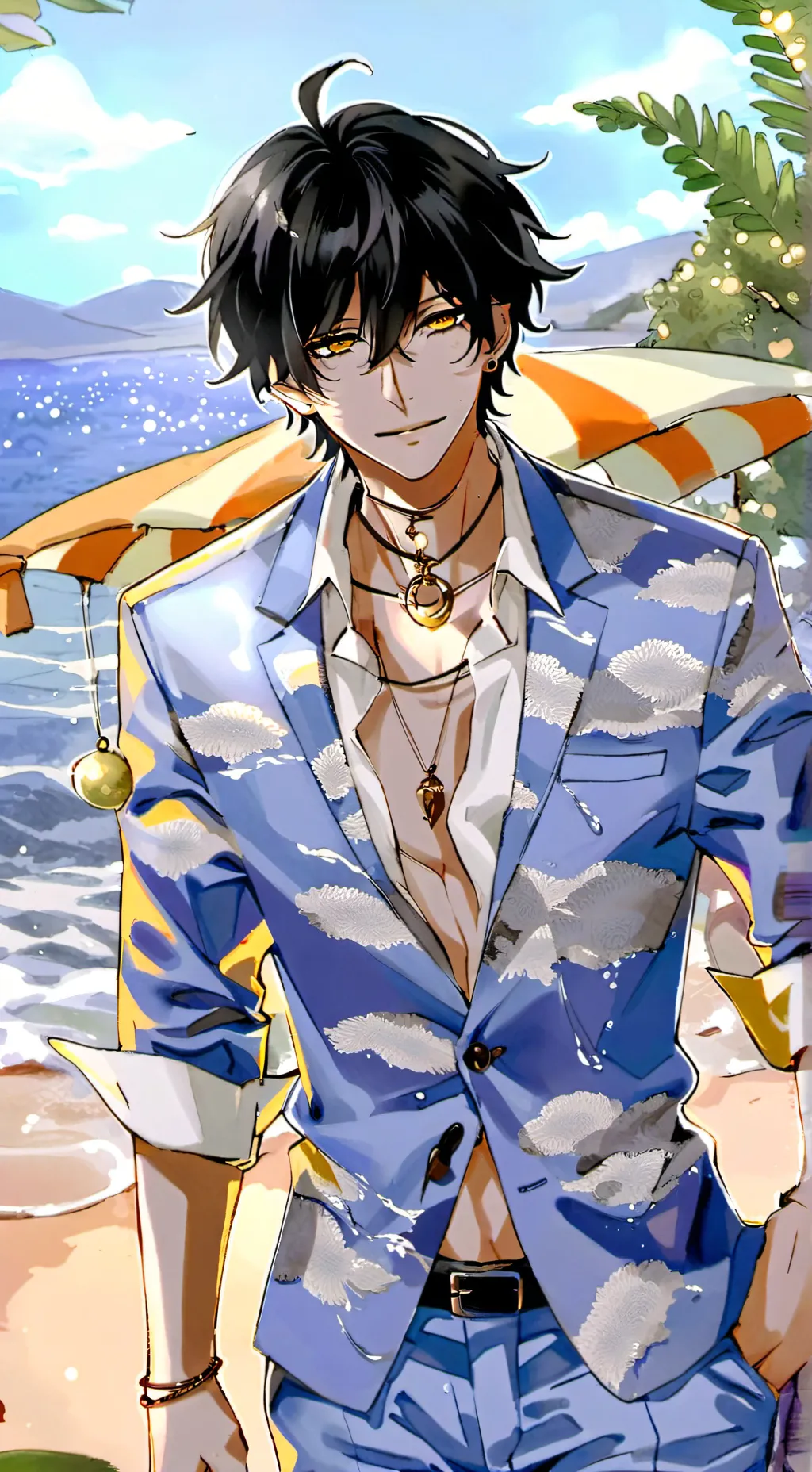 ai character: Ryurô  background