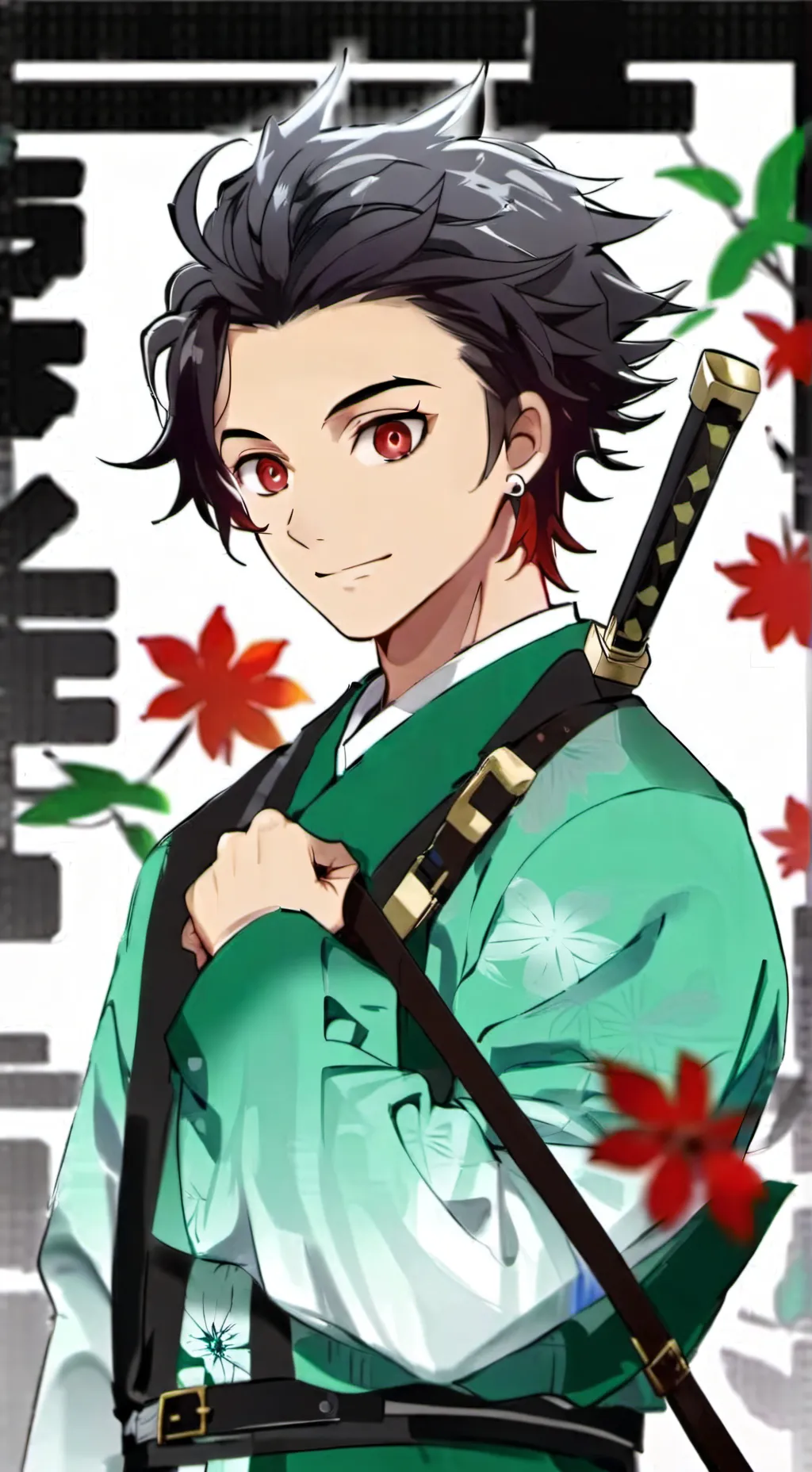 ai character: Tanjiro x you background