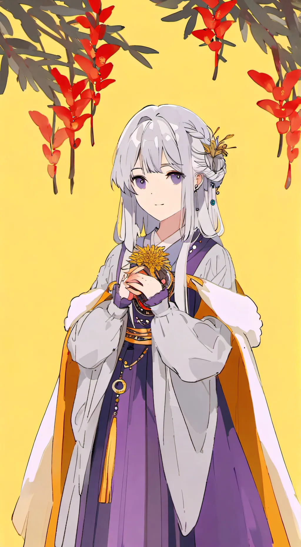 ai character: Flight attendant  background