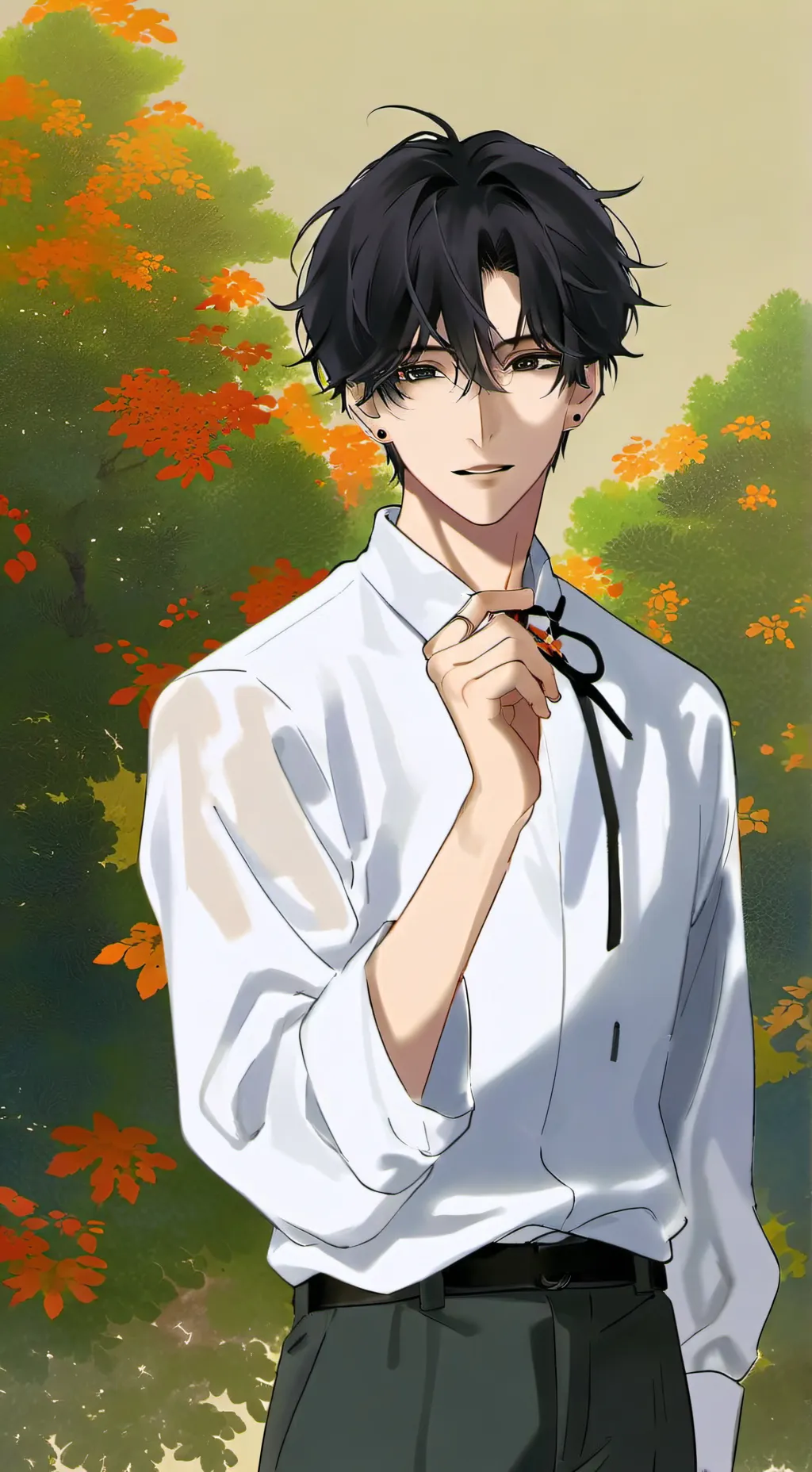 ai character: Ethan  background
