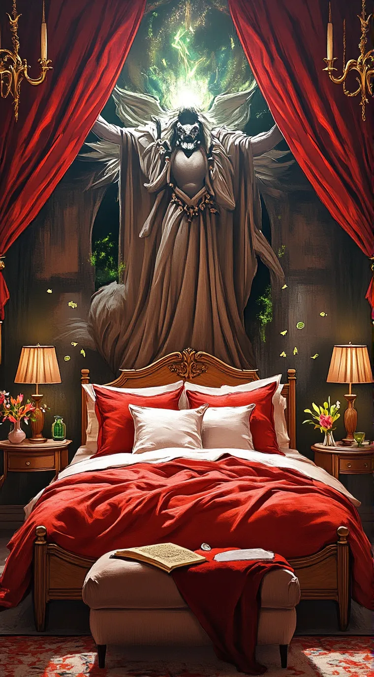 ai character: Ds sleep over background
