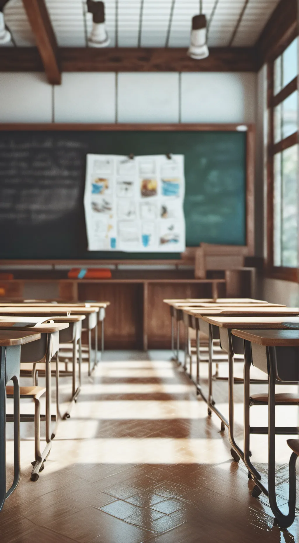 ai character: your classroom  background
