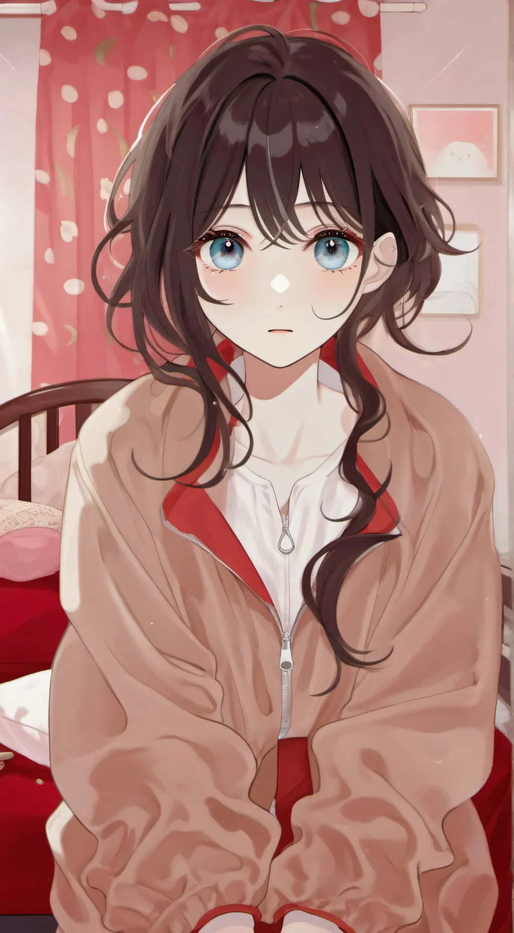 ai character: mellissa gray background