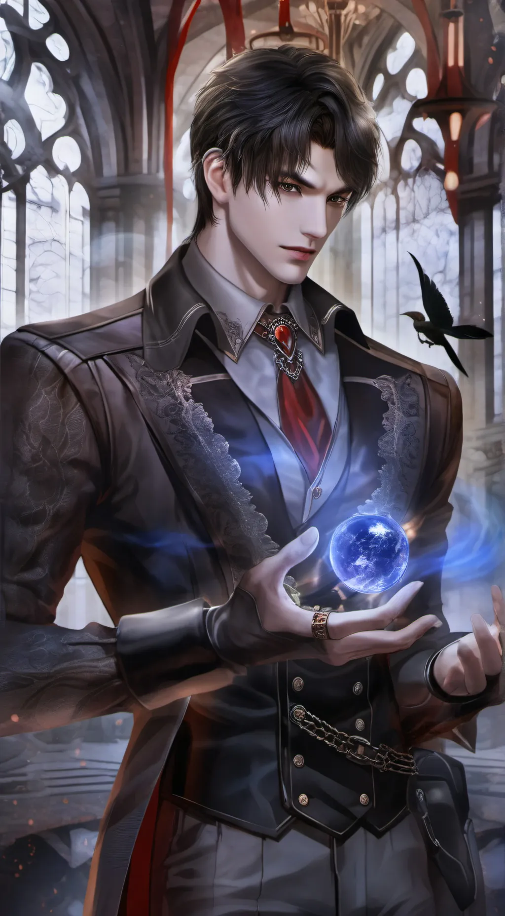 ai character: Айзек  background
