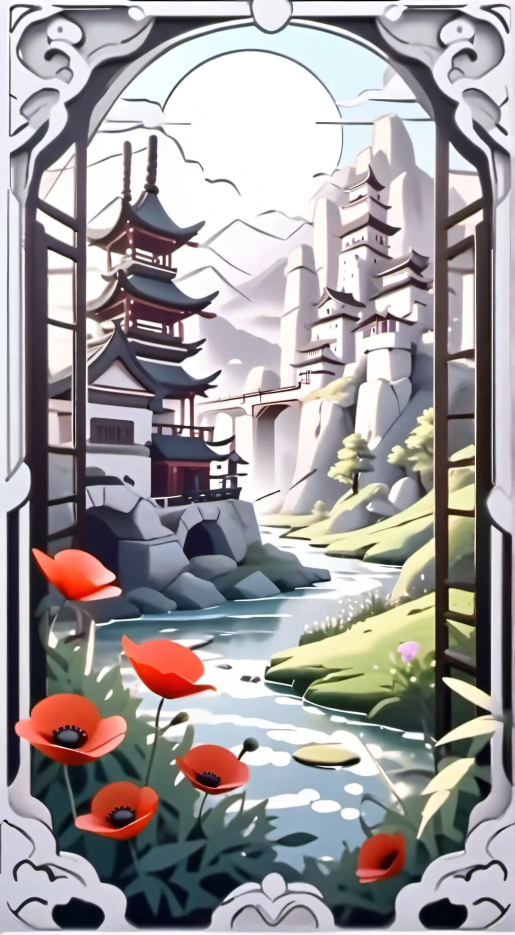 ai character: Poppy playtime  background