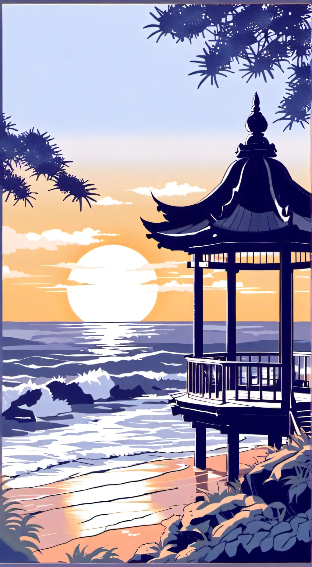 ai character: ☆°+CH Beach🏖️ background