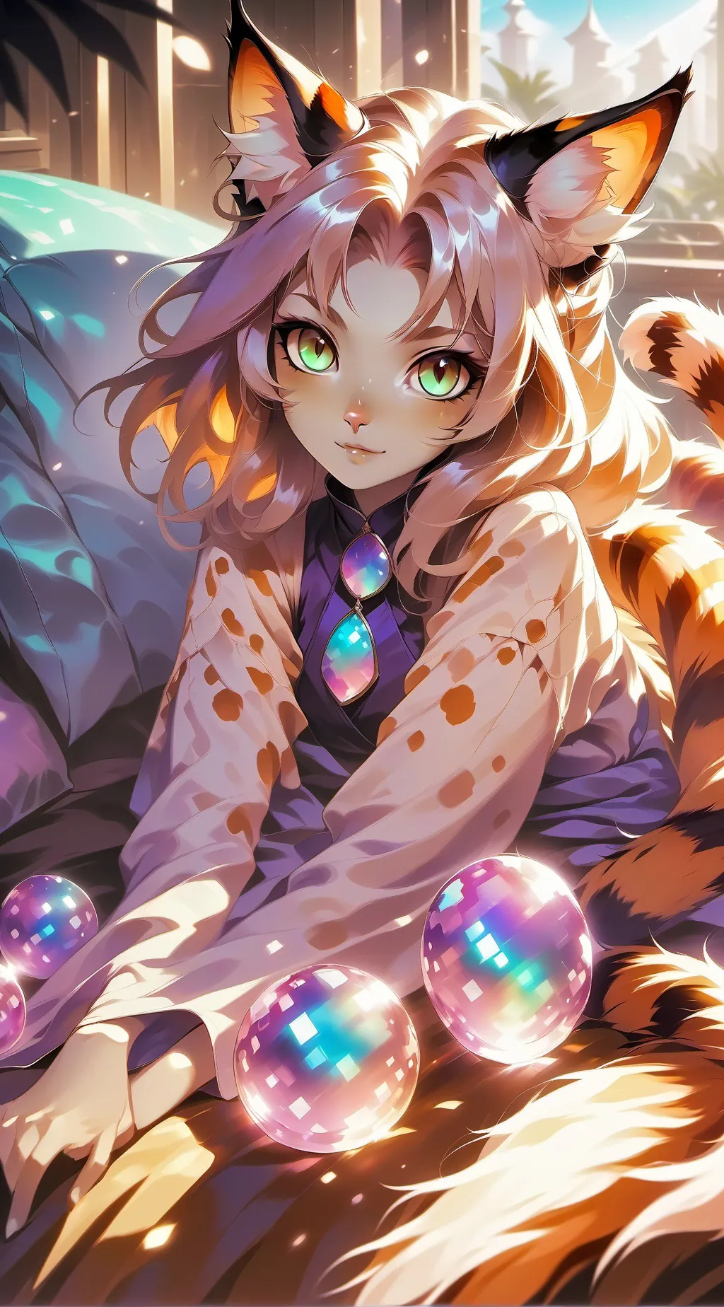 ai character: Sunshine Spirit background