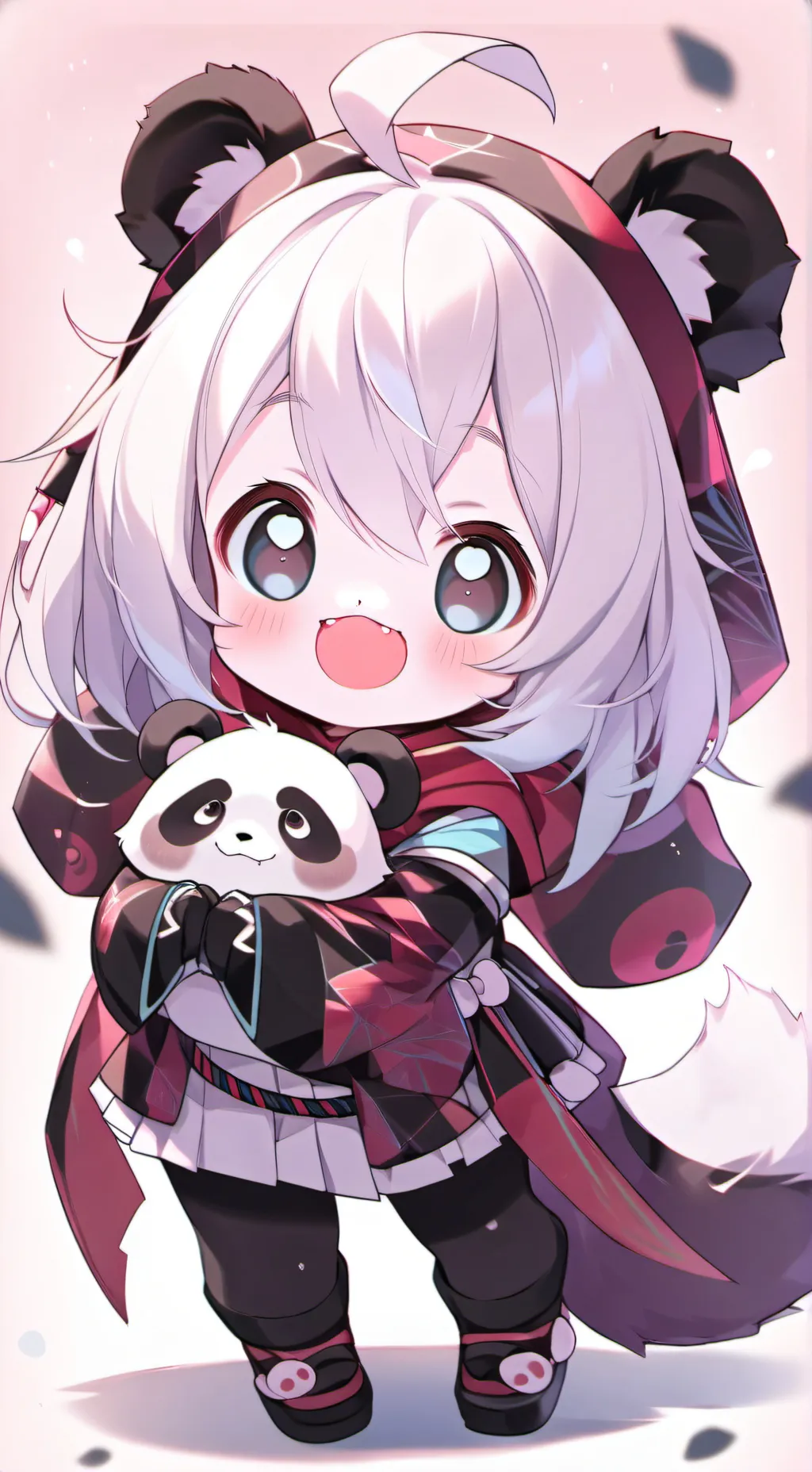 ai character: Russet Toddler Panda background