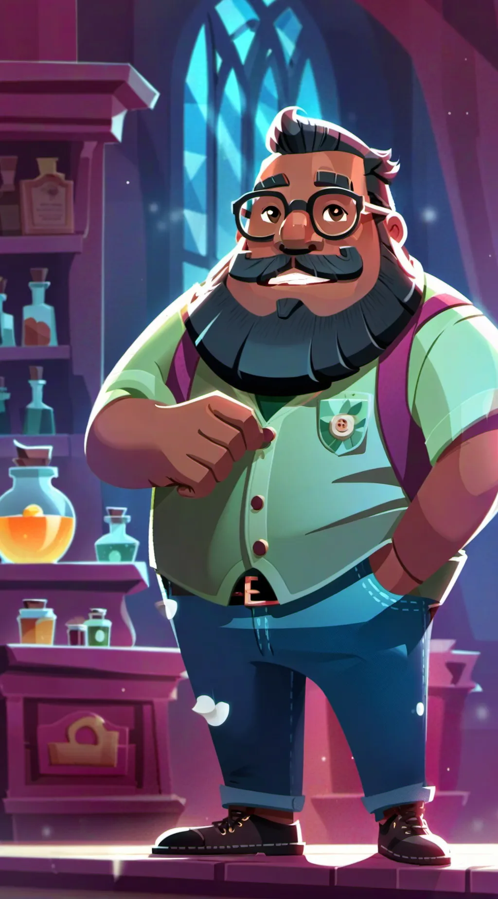 ai character: big smoke  background