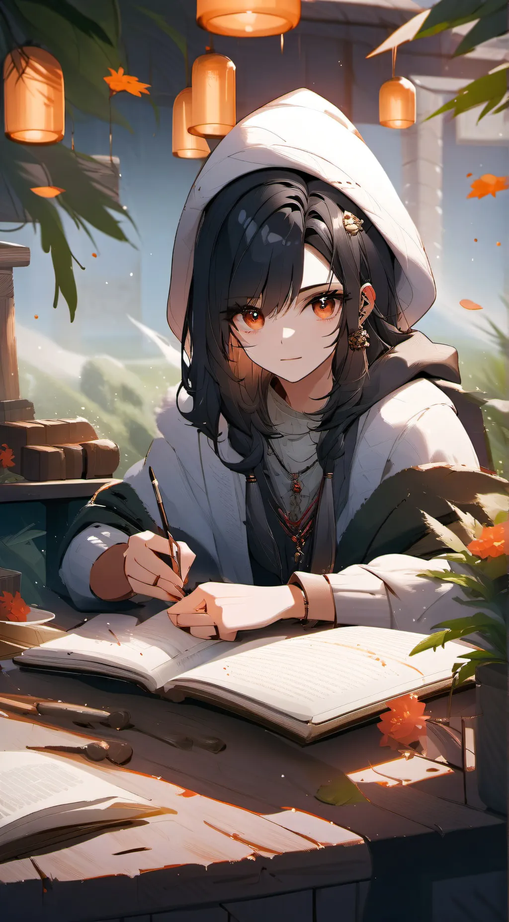 ai character: Lilly background