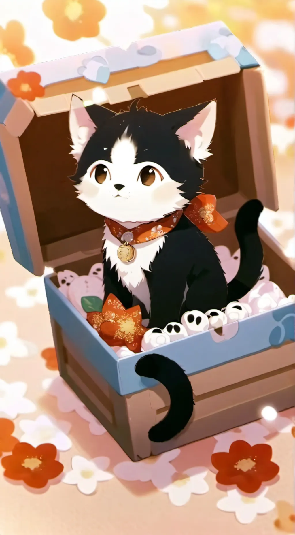 ai character: ugly annoying cat background