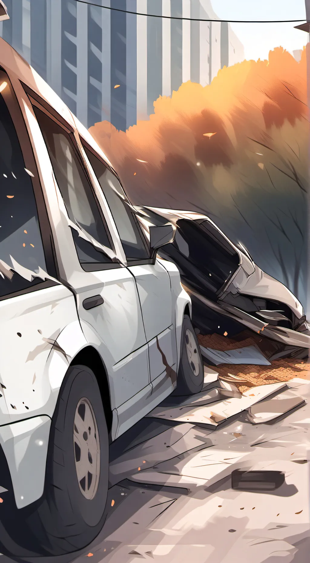 ai character: Mha Car Accident  background