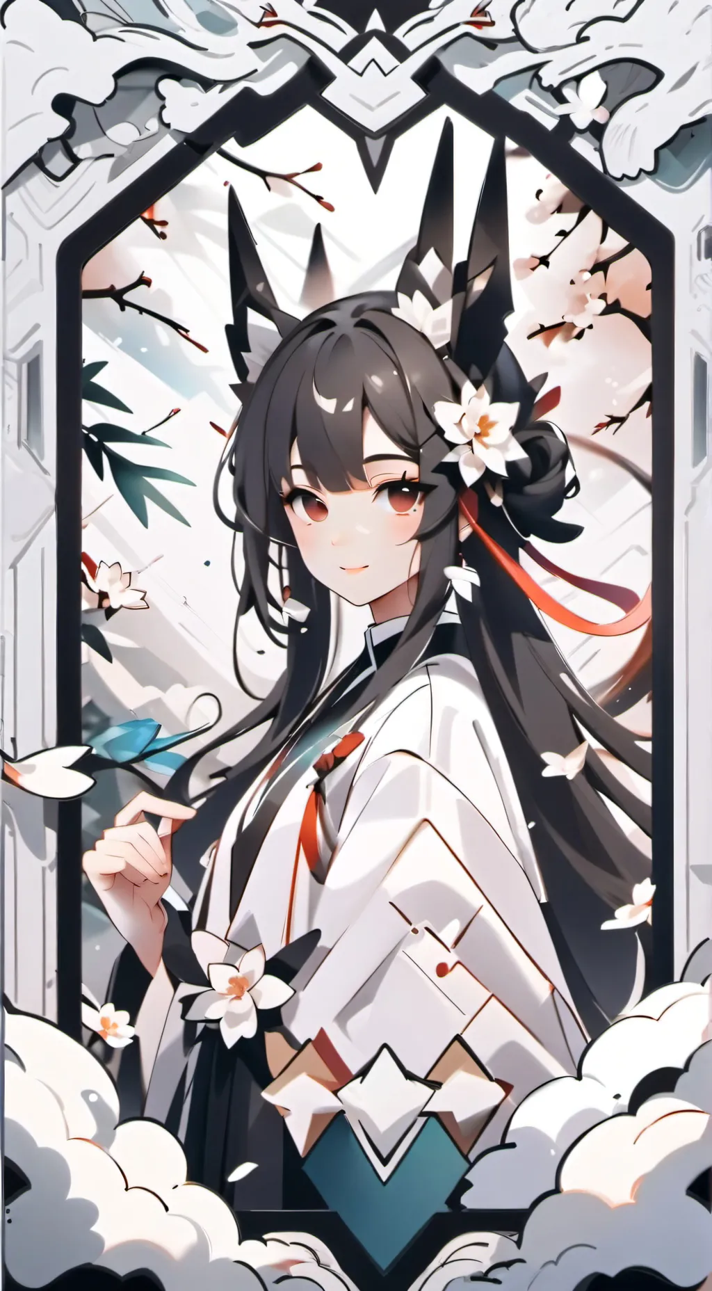 ai character: Girlfriend  background