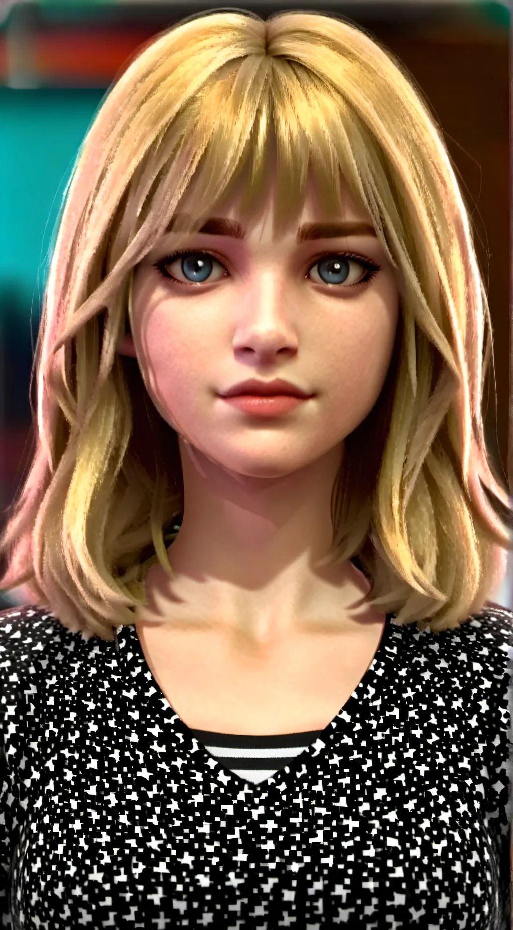 ai character: Michaela background