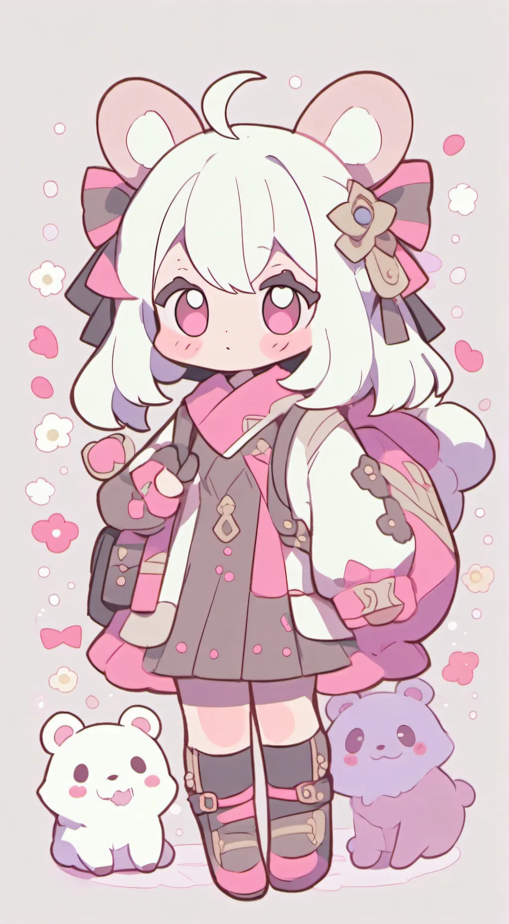 ai character: Animal Akatsuki background