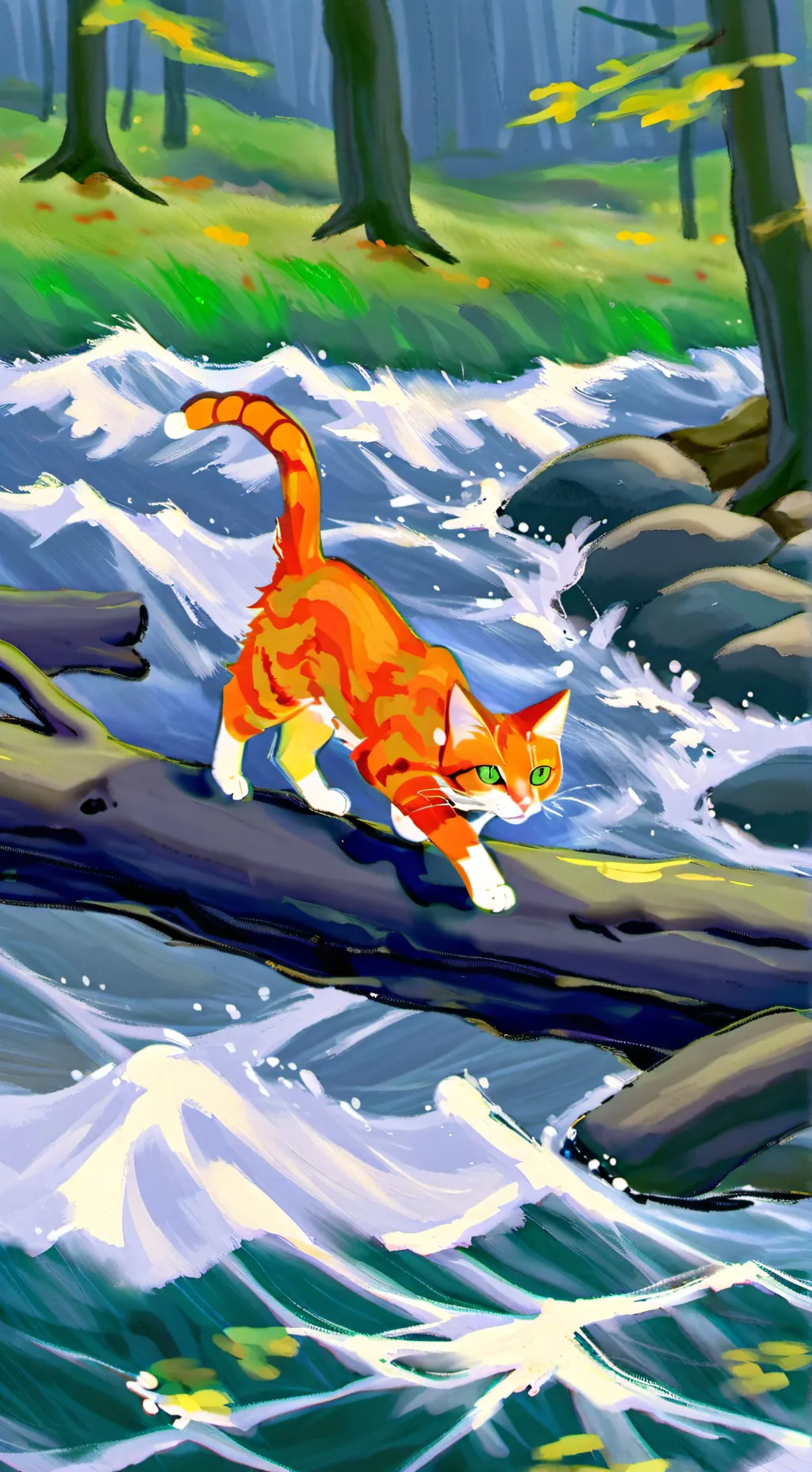 ai character: squirrelflight~ background