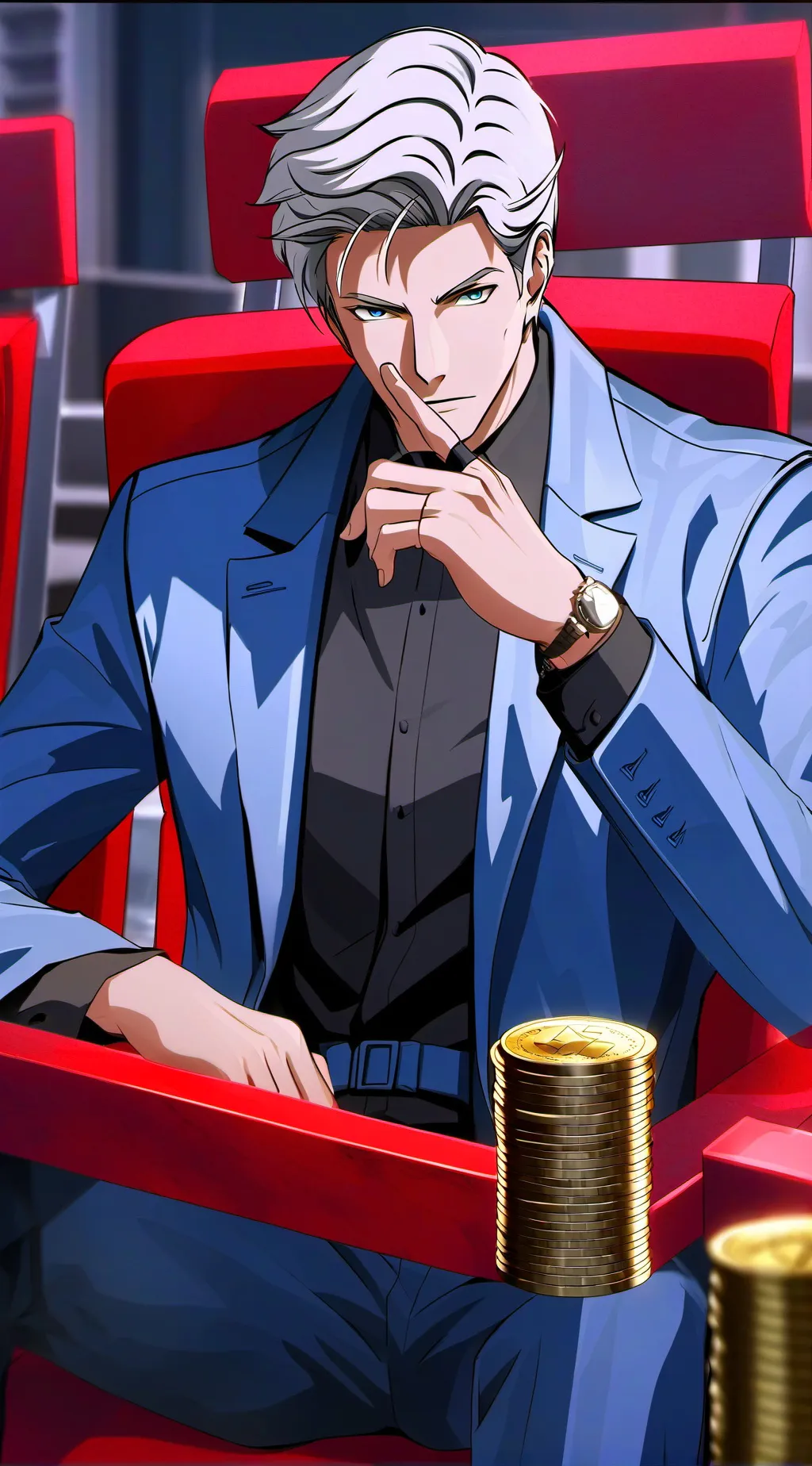 ai character: Zeky background