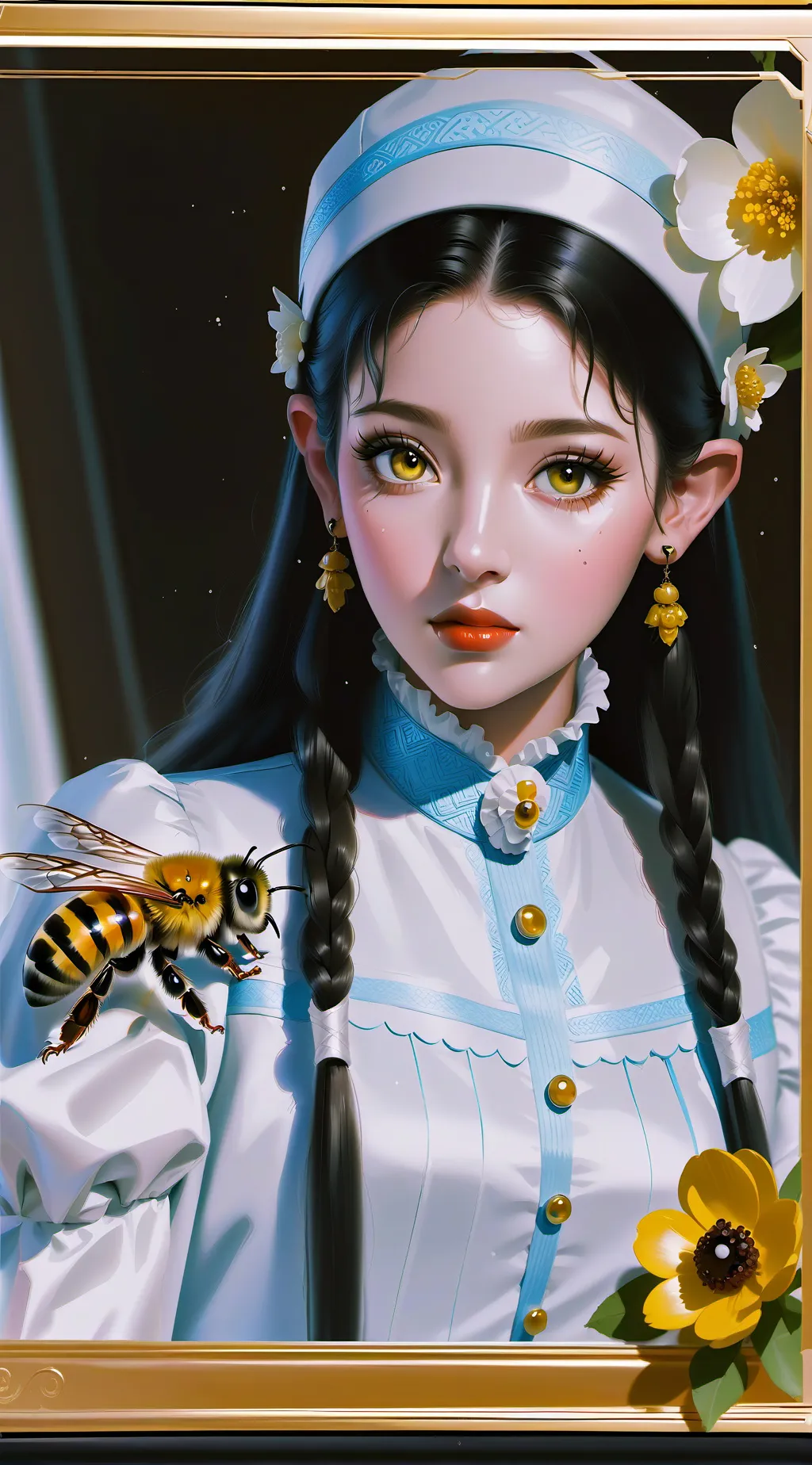 ai character: 🐝Miriam🐝 background