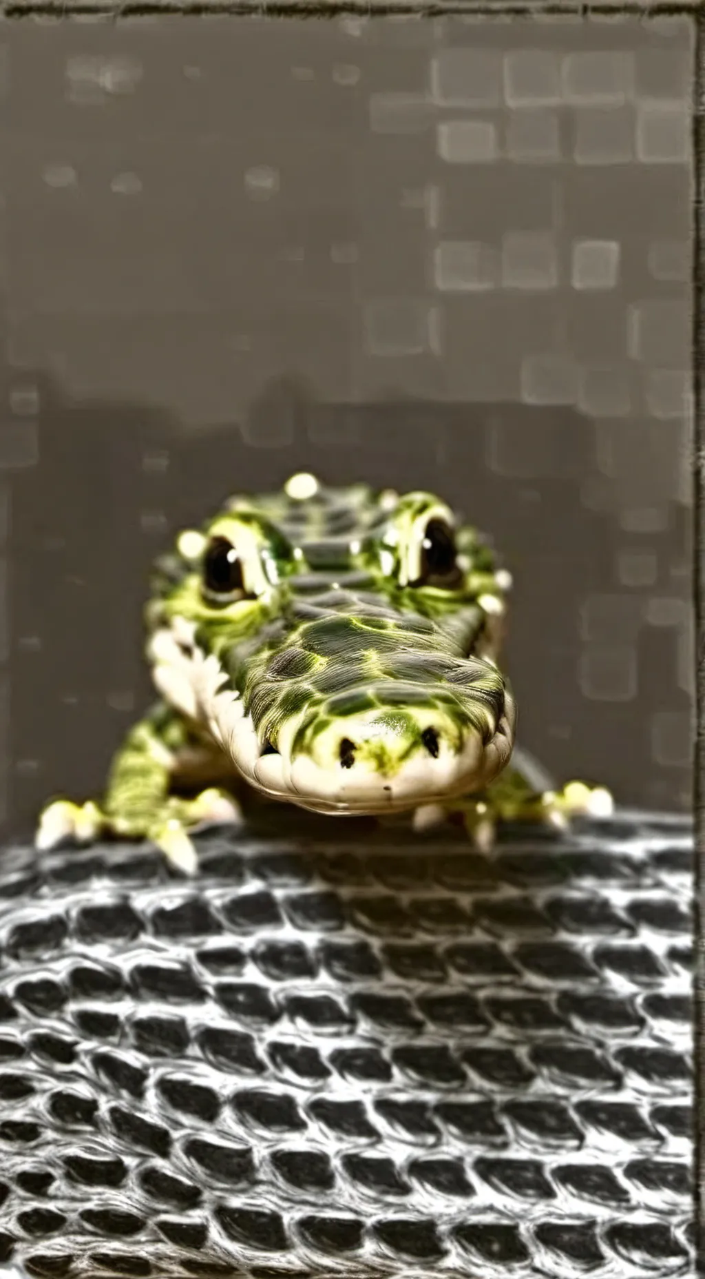 ai character: CrocTok background