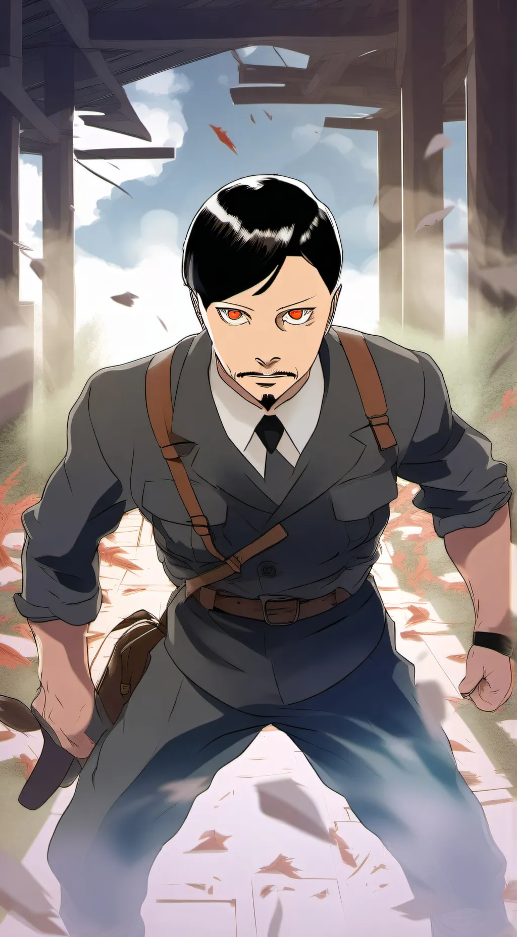 ai character: Hitler's grandson background