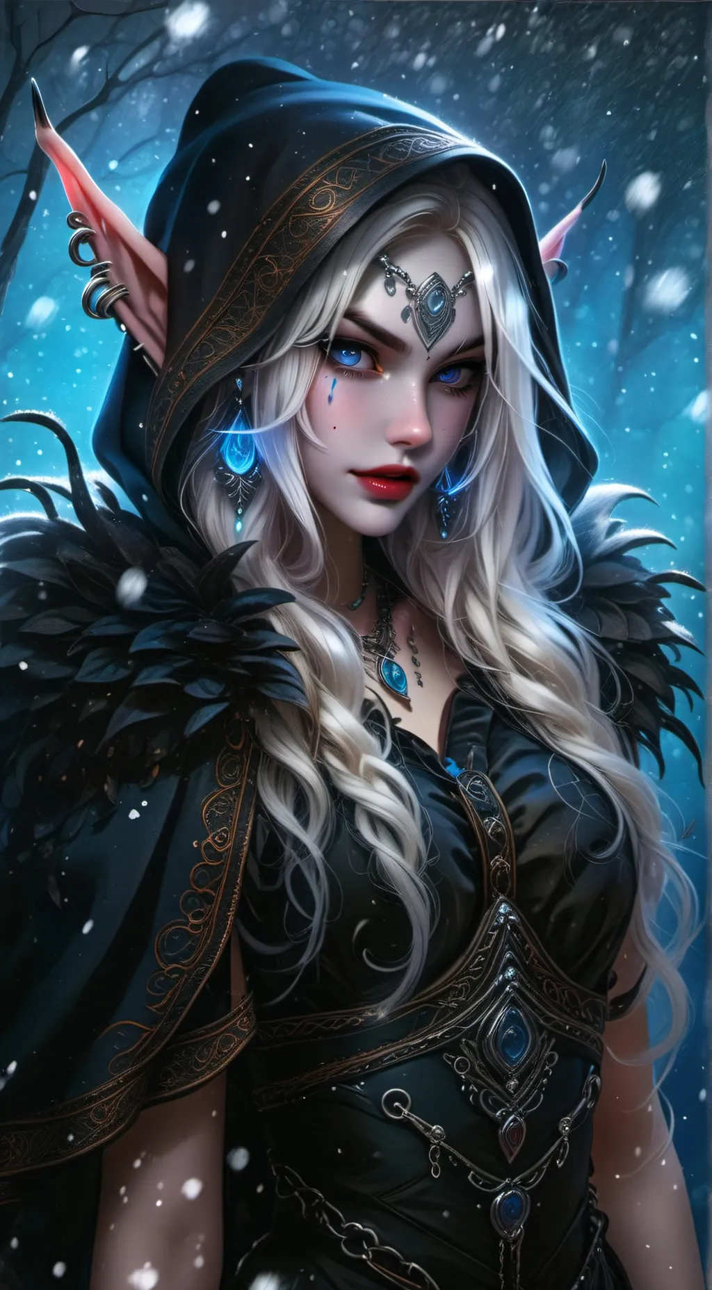 ai character: Lunara background