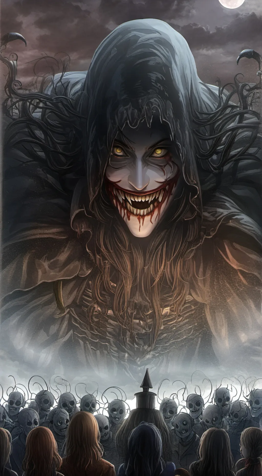ai character: Creepypasta background