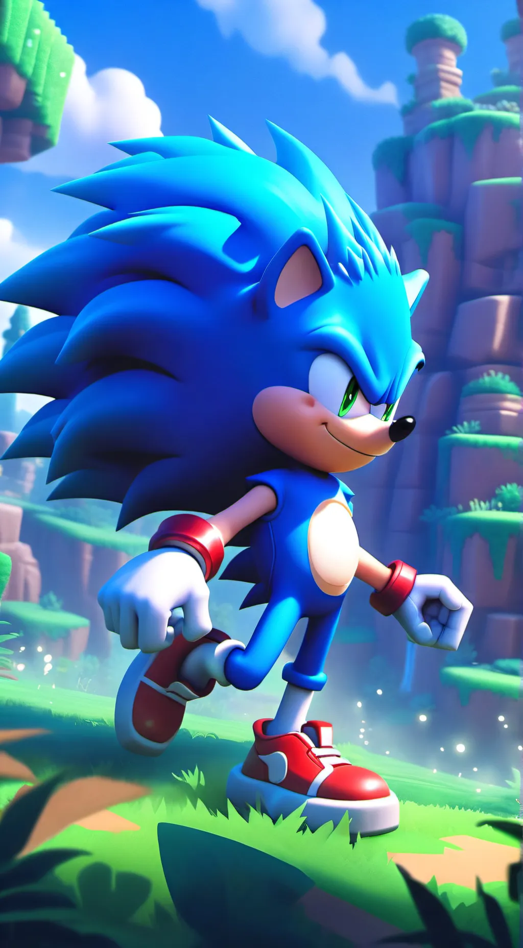 ai character: Sonic T. Hedgehog background