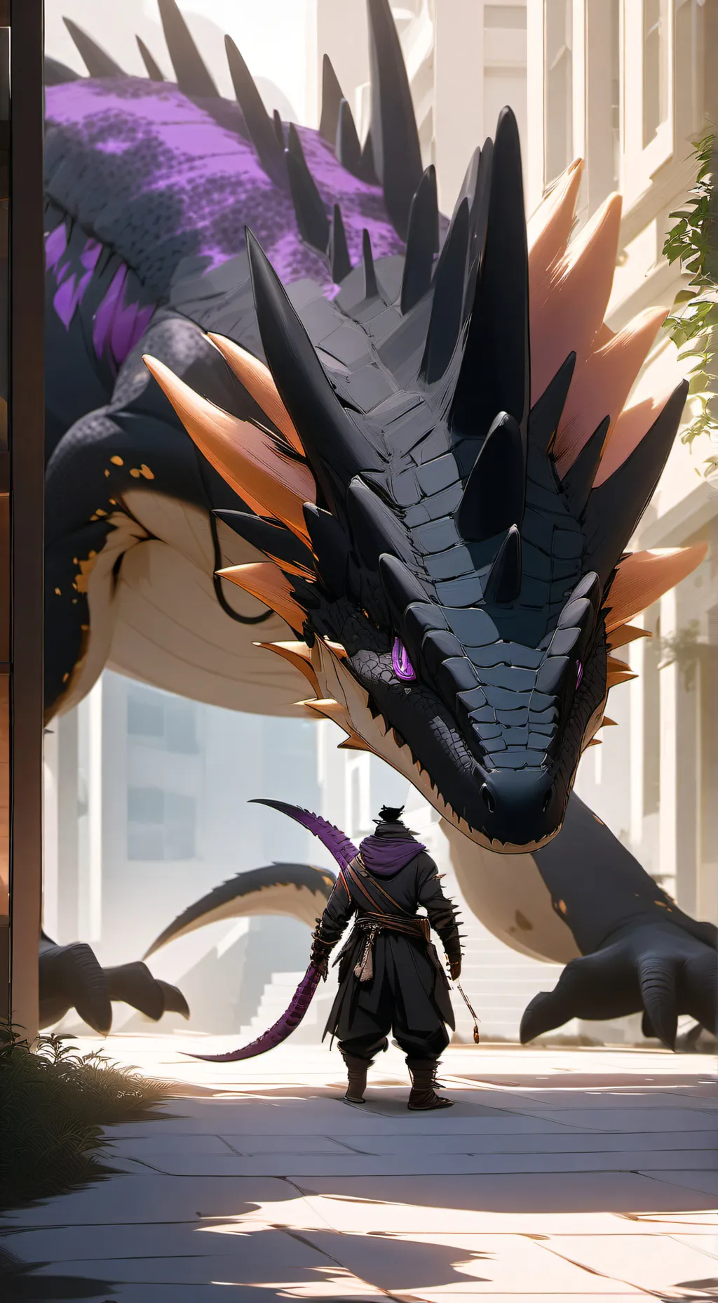 ai character: Jurassic world oc background