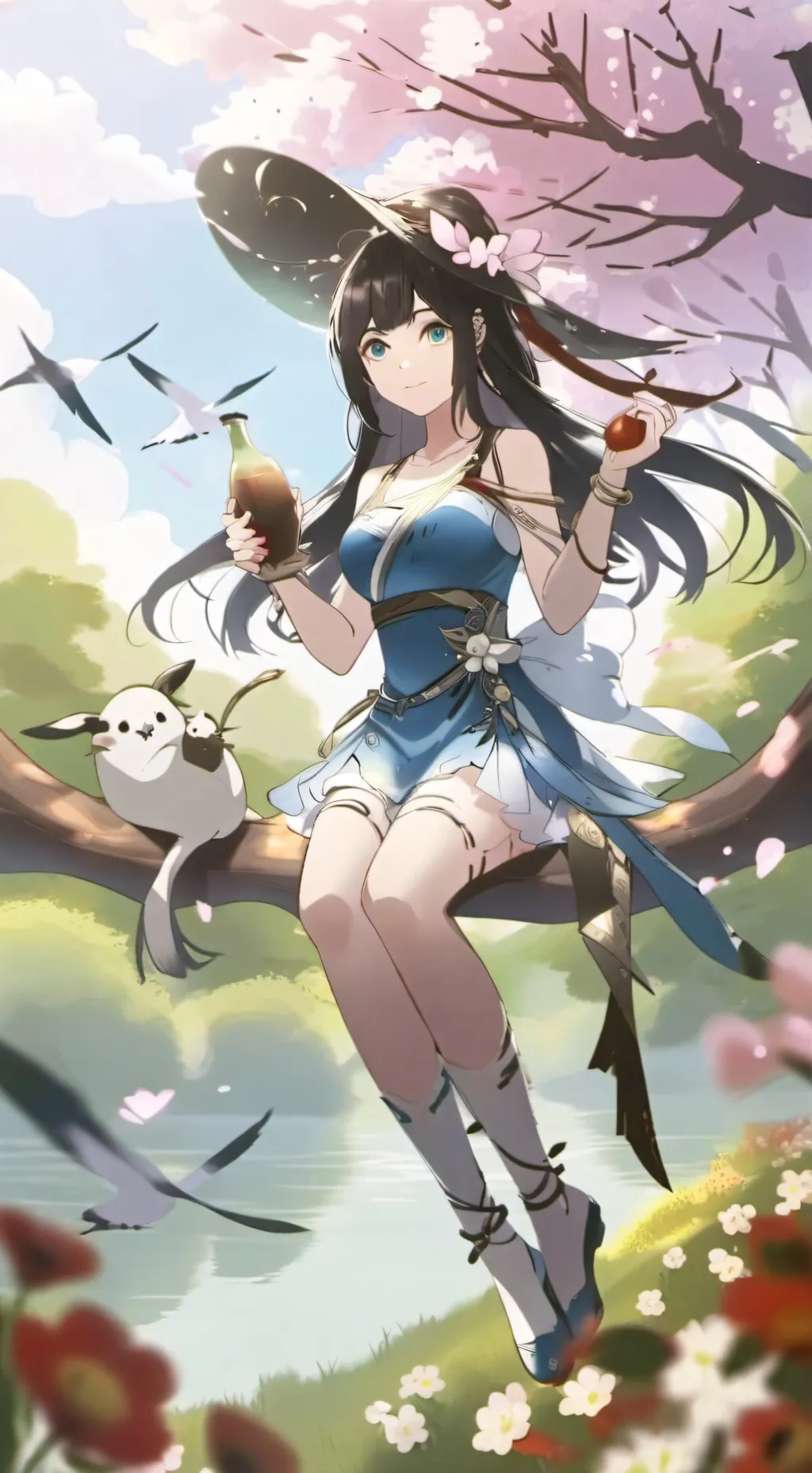 ai character: Melody  background