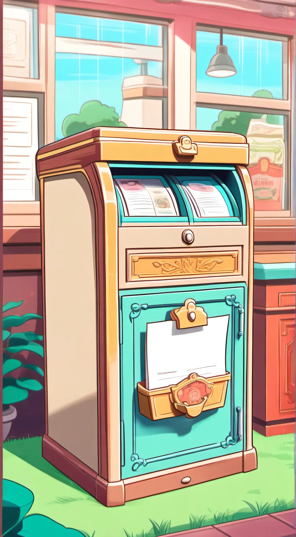 ai character: Suggestion box background