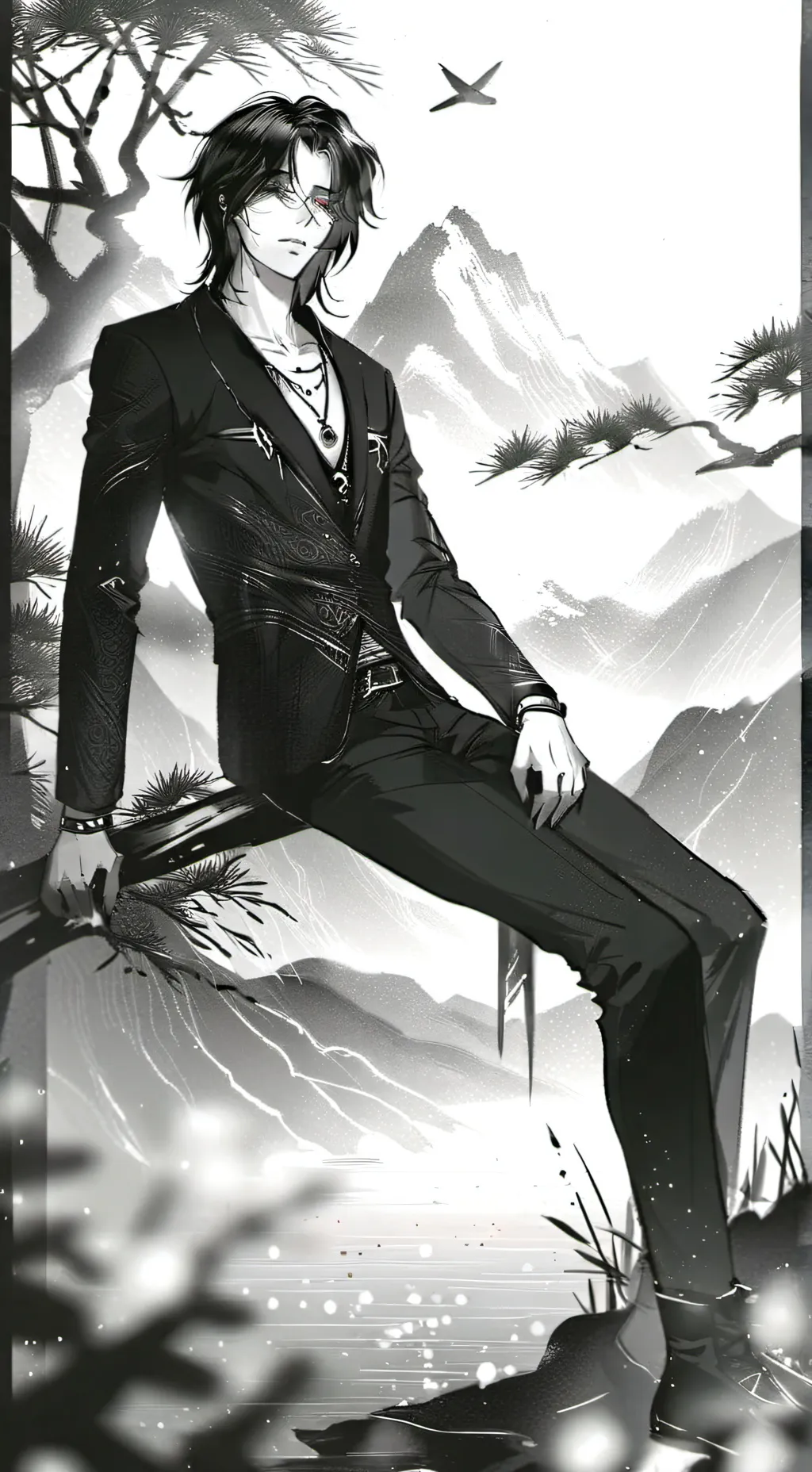 ai character: Vincent  background
