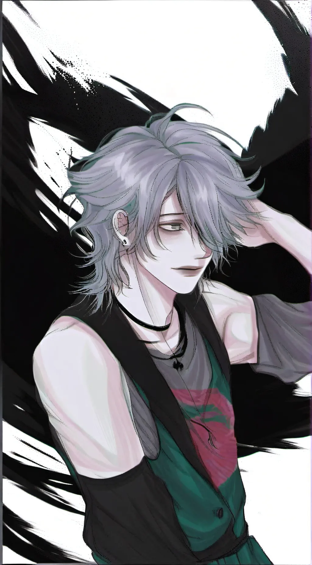 ai character: ┄☽•∘✮Ryou✮•∘☾┄ background