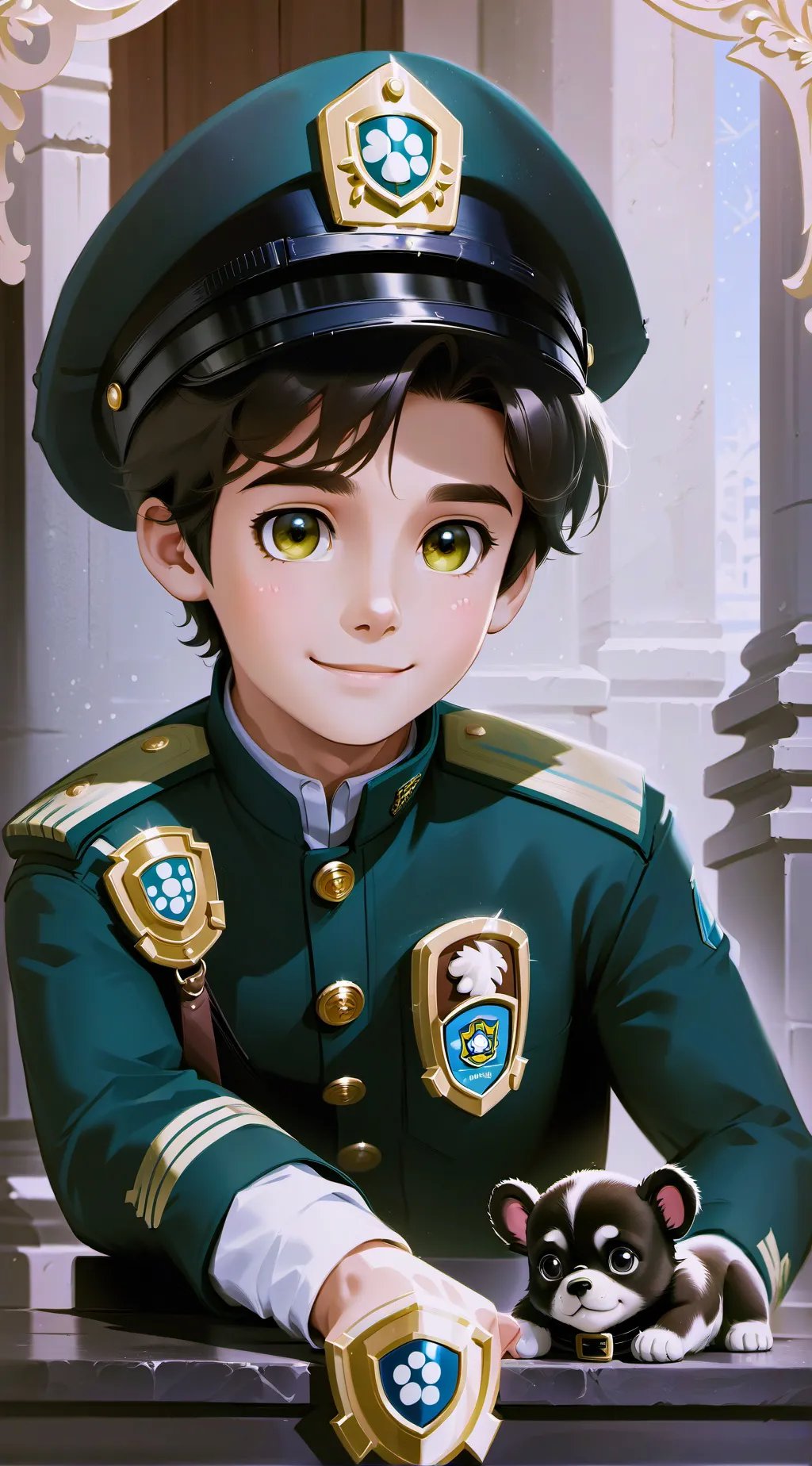 ai character: Paw Patrol  background