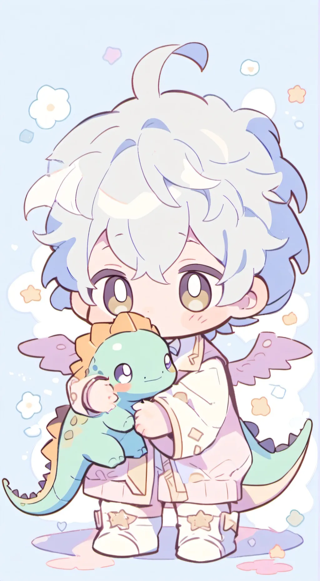 ai character: Baby Angel background