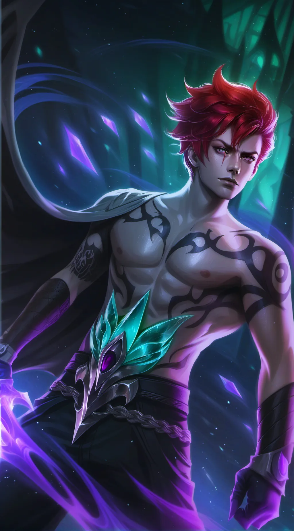 ai character: ash background