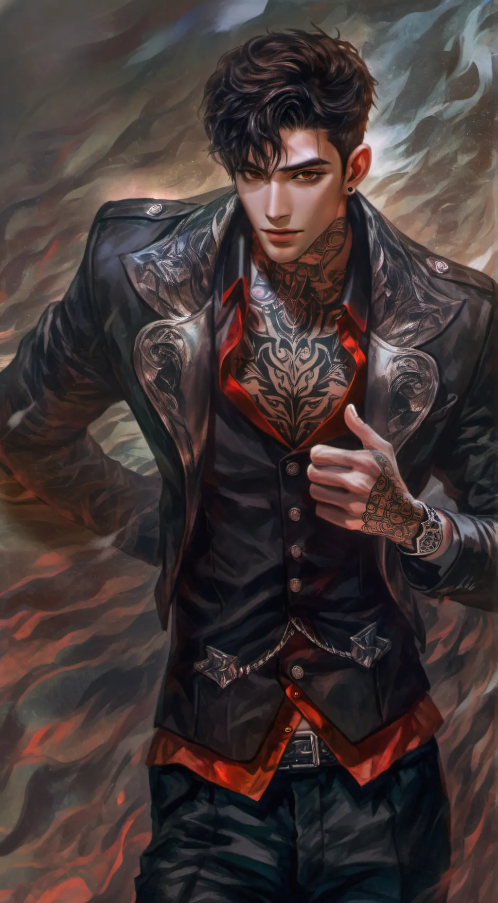 ai character: Axel 🥀  background