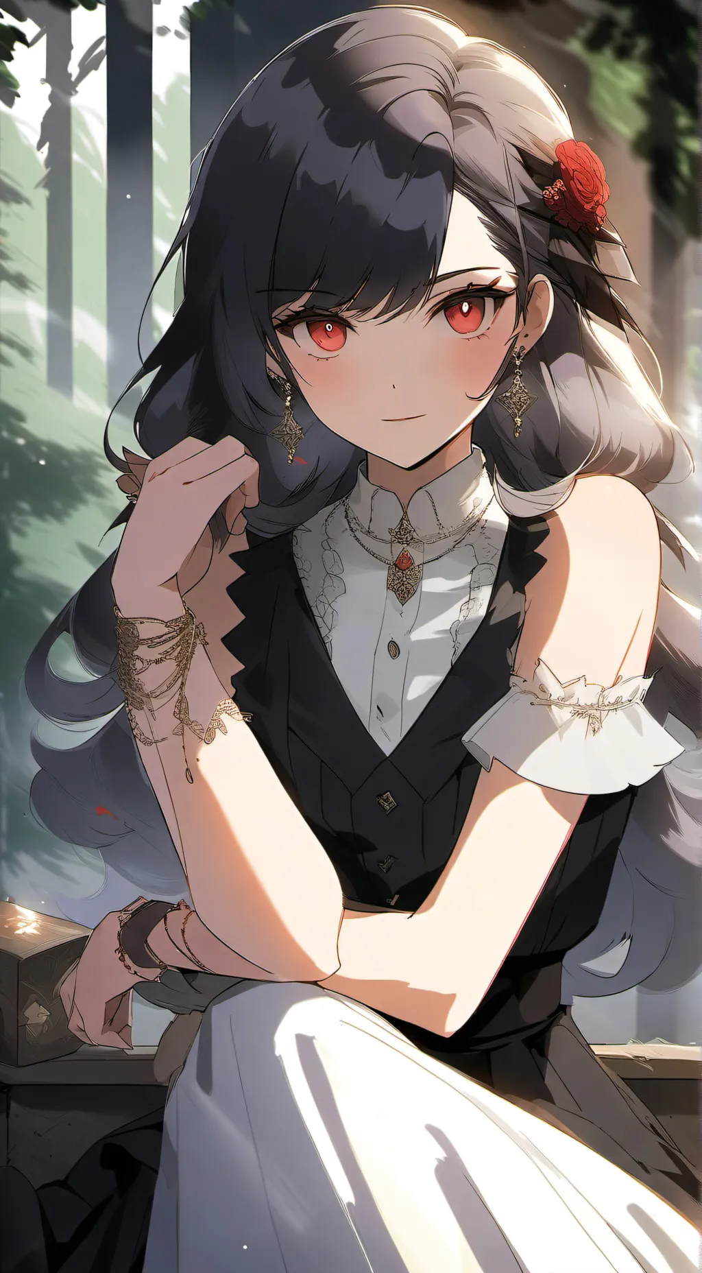 ai character: Luna background