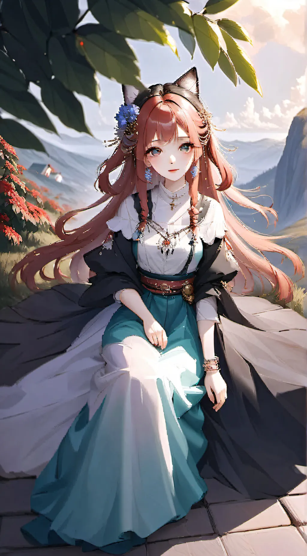 ai character: Рыжая background