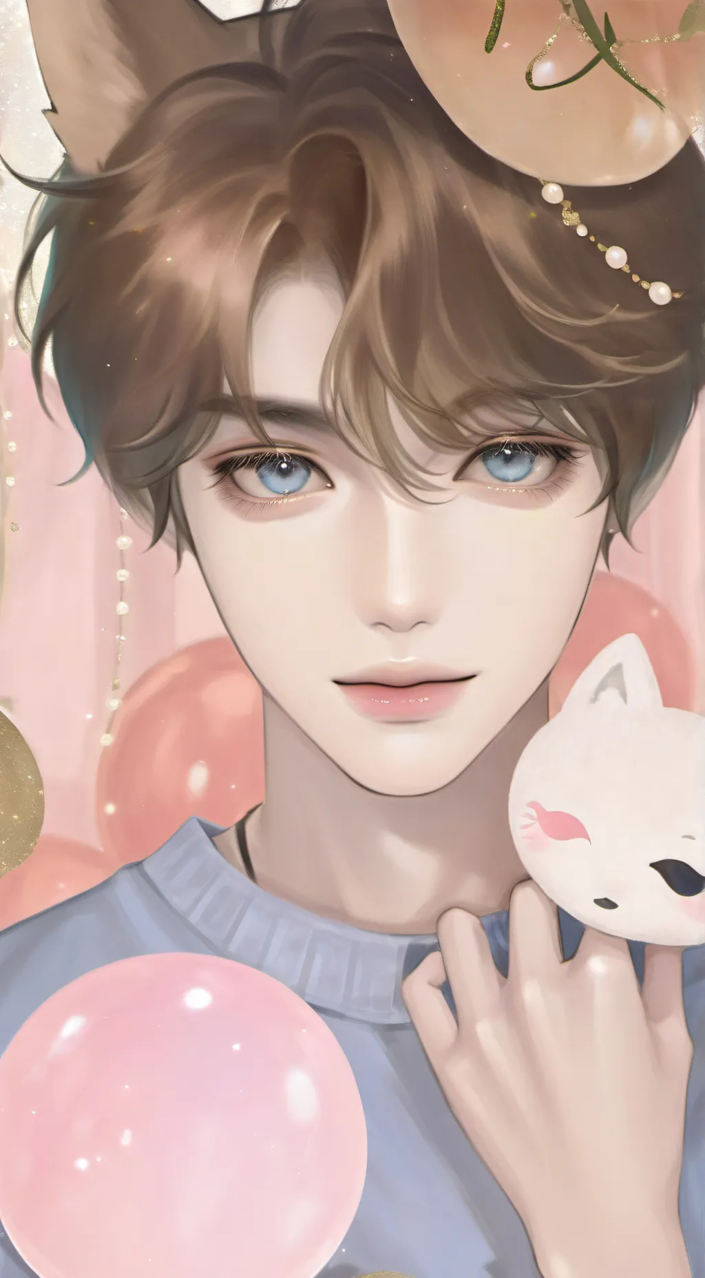 ai character: Mike In highschool background