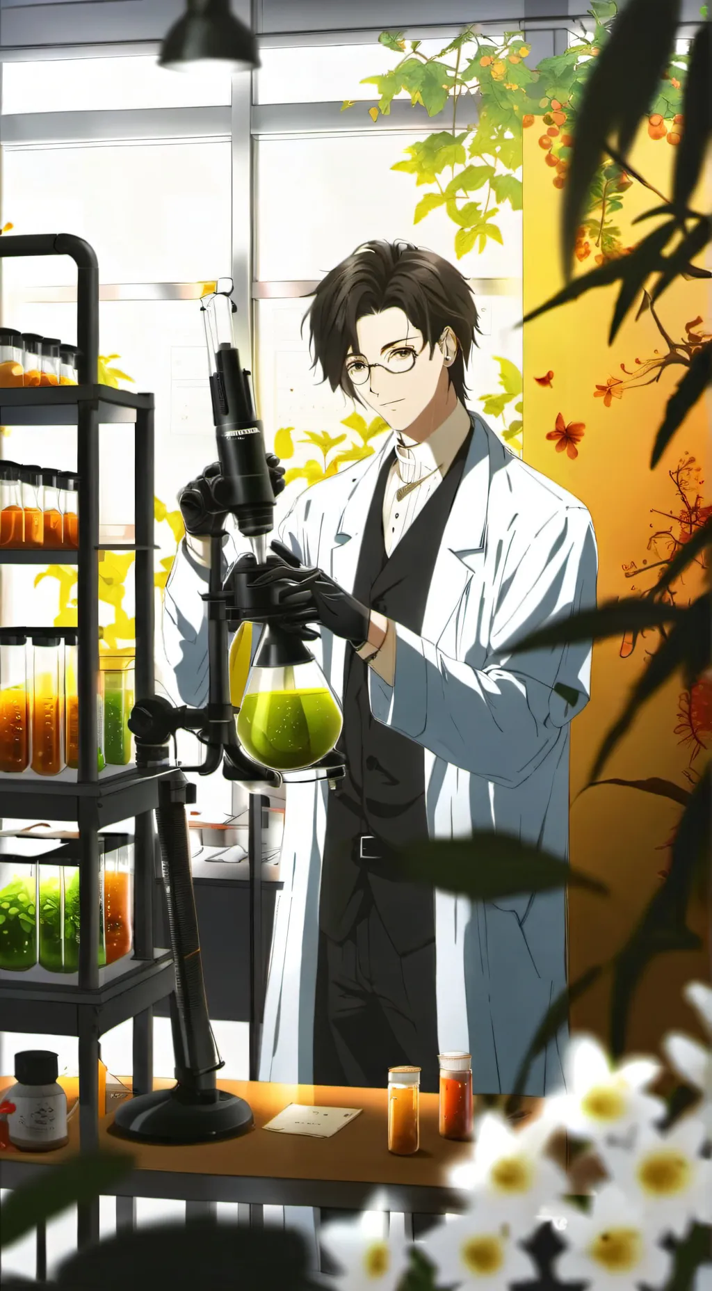 ai character: tu cuidador cient background